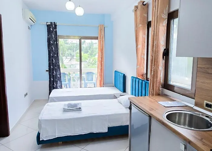 Azure With Sea View Drymades Apartamento Dhërmi